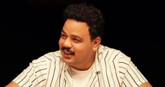 مصطفى غريب فى جلسات عمل مع المؤلف محمد الدباح استعدادًا لفيلمه الجديد