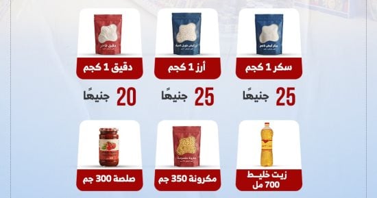 التموين تعلن طرح 18 سلعة جديدة ضمن مبادرة تخفيض الأسعار.. إنفو جراف
