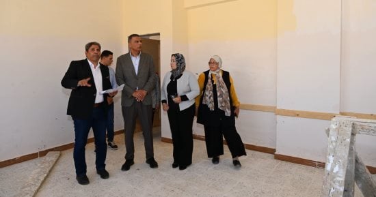 محافظ جنوب سيناء يتابع توسعات مدرسة جيل أكتوبر بشرم الشيخ