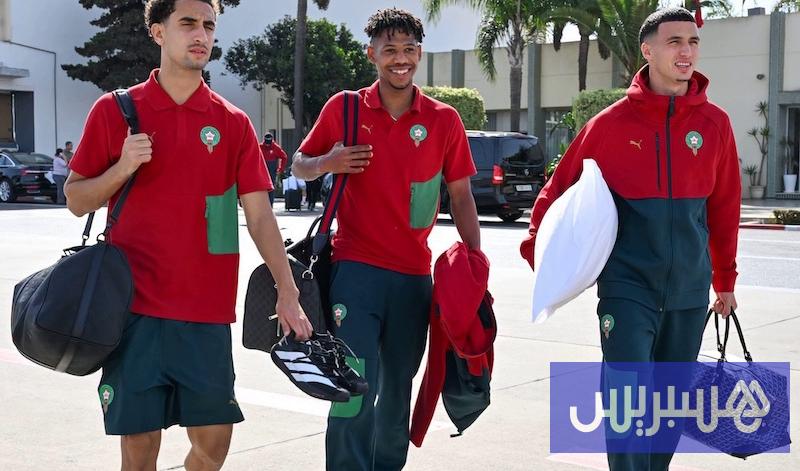 المنتخب المغربي يغادر أرض الوطن