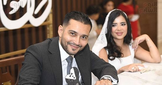 عقد قران ابن الفنانة صابرين بحضور الأهل والأصدقاء.. صور