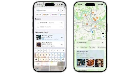 خرائط أبل تضيف ميزتين جديدتين فى نظام iOS 27
