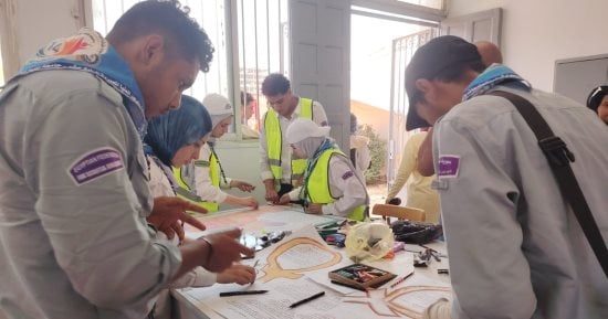 جامعة دمنهور تفوز على أسيوط في الطائرة بثاني أيام أسبوع شباب الجامعات