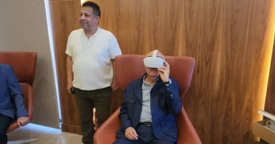 تعرف على تقنية الواقع الافتراضى VR بساحة معابد الكرنك