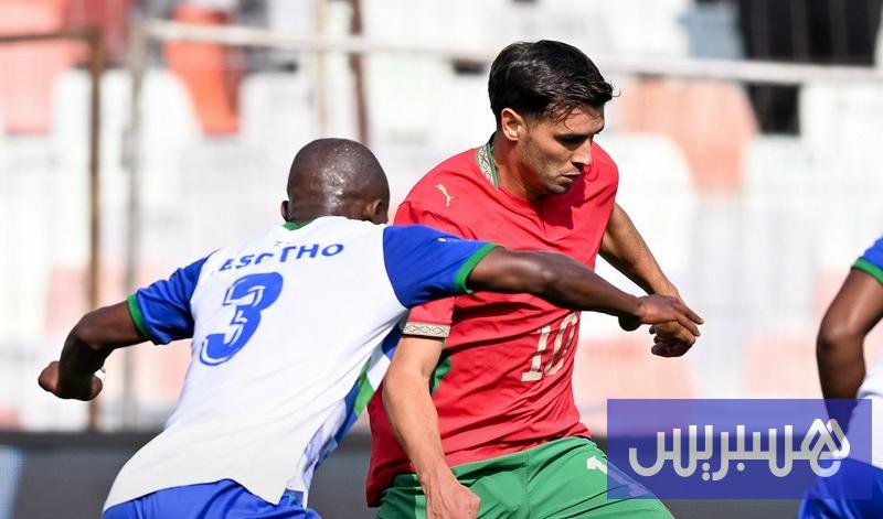 المنتخب المغربي يتجاوز ليسوتو بثنائية في تصفيات كأس إفريقيا 