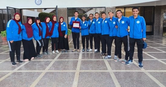 جامعة بنها تحصد المراكز الأولى فى منافسات الجوالة بأسبوع شباب الجامعات