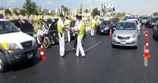 ضبط أكثر من 115 ألف مخالفة مرورية و27 حالة تعاطى مخدرات خلال 24 ساعة