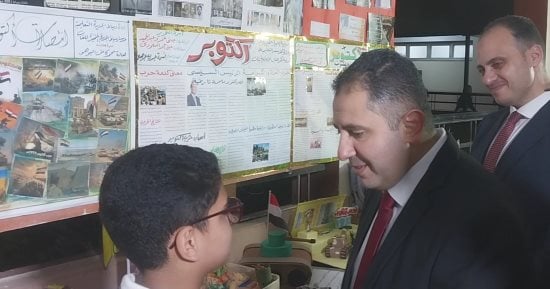 محافظ دمياط يشهد احتفالات التربية والتعليم بمناسبة ذكرى نصر أكتوبر