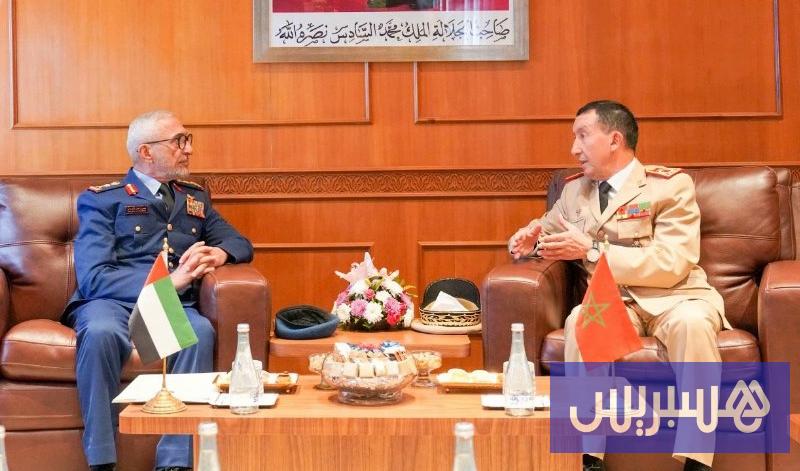 بريظ يستقبل رئيس الأركان الإماراتية
