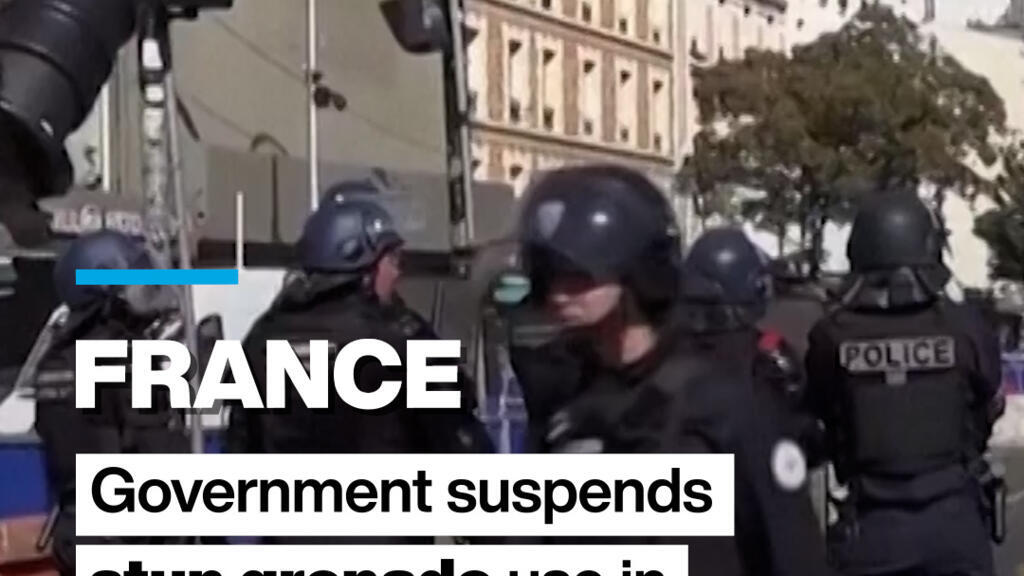فرنسا: الحكومة تعلق استخدام القنابل الصوتية أثناء المظاهرات في المدارس