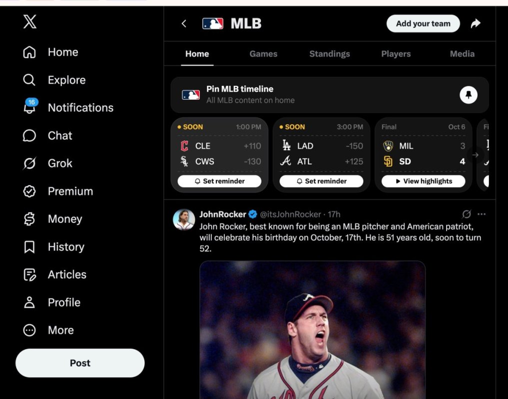 تعمل شركة X على توسيع مركزها الرياضي "Gametime" إلى ما هو أبعد من اتحاد كرة القدم الأميركي، بدءاً بـ MLB