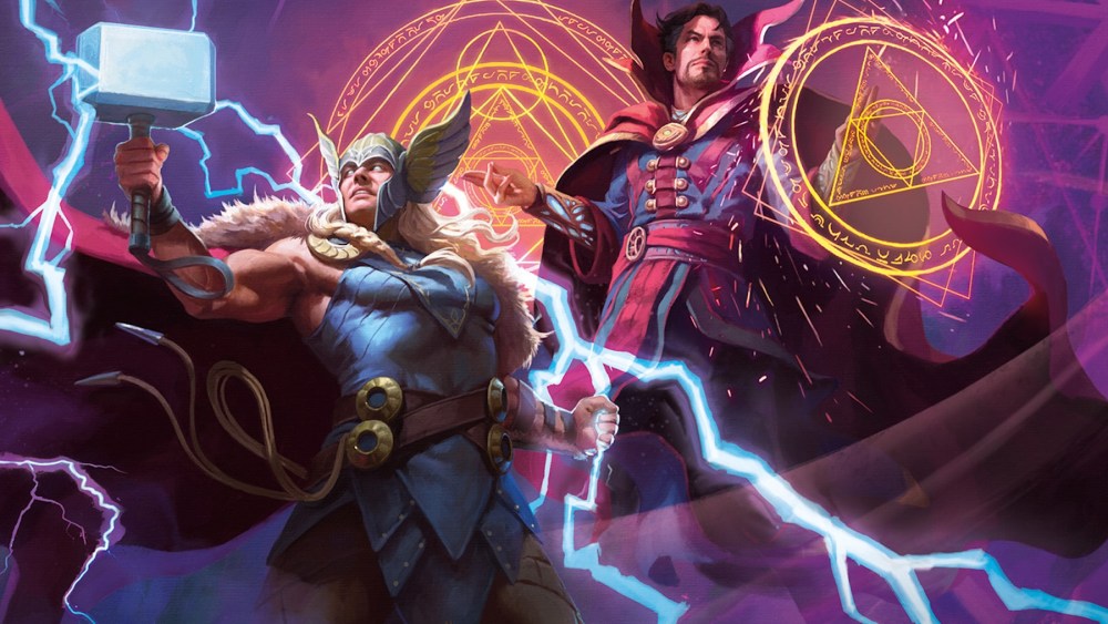 Magic: The Gathering يكشف عن مجموعة Marvel الجديدة Darkhold Destiny وAvengers: Doomsday للمسرح فقط