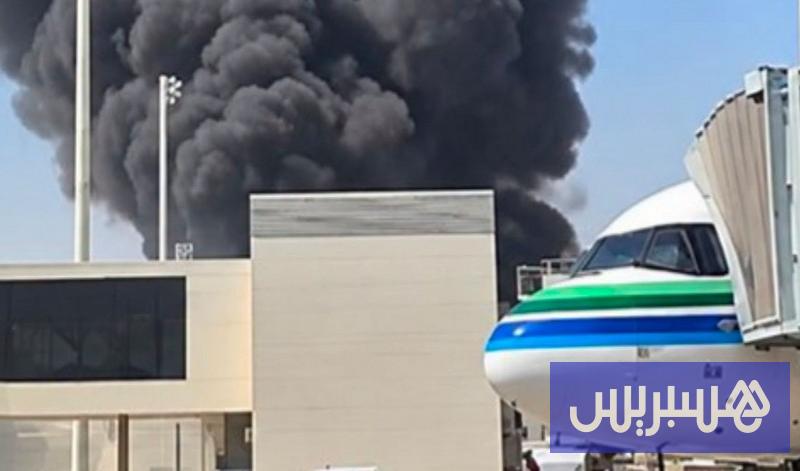 إصابات في هجوم جديد على مطار الرياض