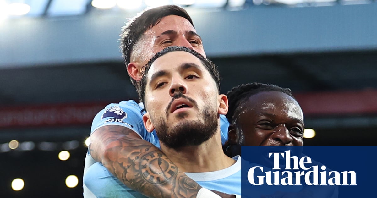 المفرقع شيركي يتوج مانشستر سيتي بفوزه على ليفربول في مواجهة استهزاء أنفيلد