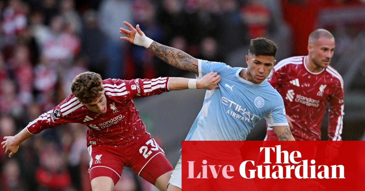 ليفربول ضد مانشستر سيتي: الدوري الإنجليزي – مباشر