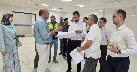 وكيل وزارة الصحة بسوهاج يتفقد المراحل التنفيذية لمستشفى طما المركزي الجديد