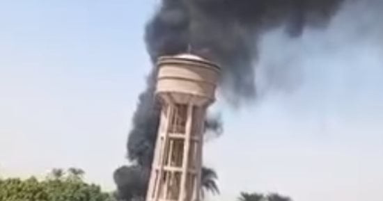 إخلاء مدرسة بقنا بعد اندلاع حريق بمحطة مياه بالقرب منها
