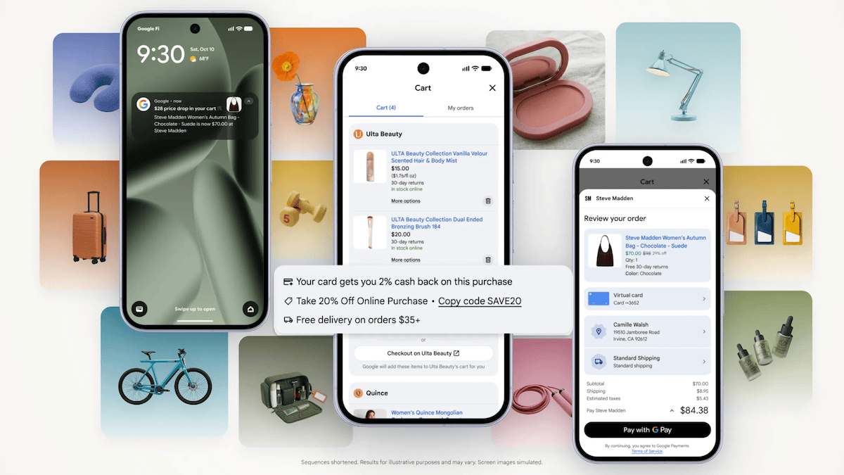 إطلاق أداة التسوق Universal Cart من Google في الولايات المتحدة
