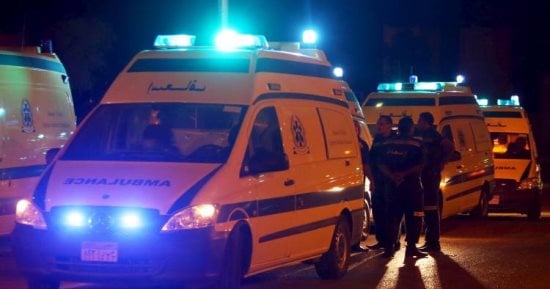 حادث مروع في سمالوط.. مصرع شخصين وإصابة 9 في تصادم سيارتين بالمنيا