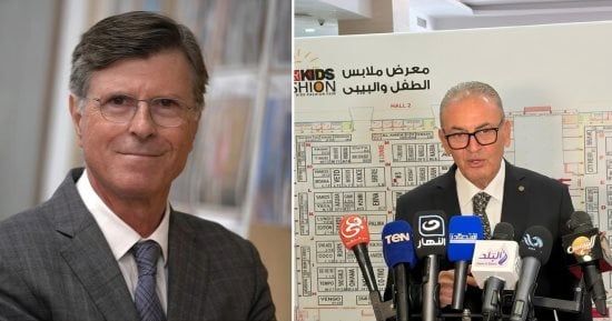 رئيس الاتحاد الدولي للمنسوجات يشيد بجهود غرفة الملابس الجاهزة