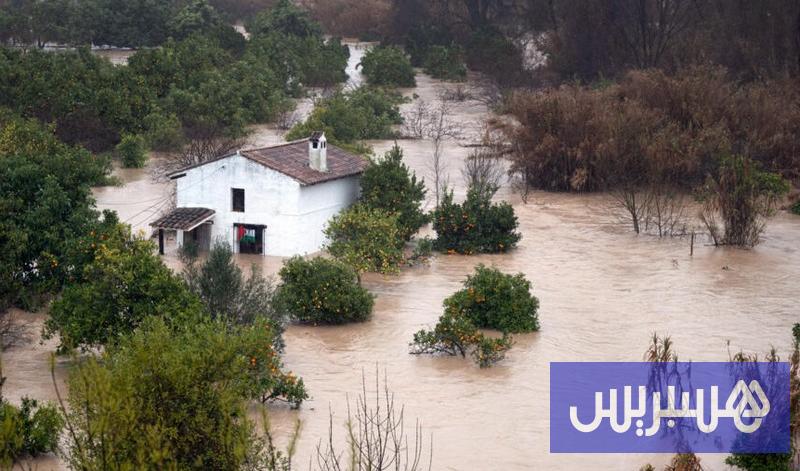 الفيضانات تجتاح عدة مناطق في إسبانيا