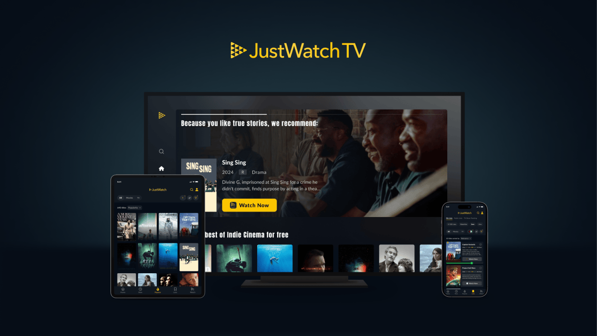 دليل البث يصبح JustWatch جهاز بث بحد ذاته