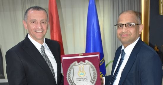 محافظ أسوان يستقبل سفير جمهورية سريلانكا بالقاهرة