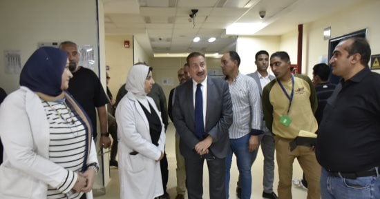 محافظ بورسعيد يتفقد وحدة طب أسرة بنك الإسكان بحي الضواحى