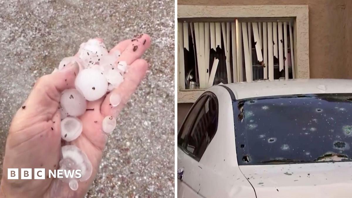 البرد المدمر يضرب فينيكس في عاصفة نادرة