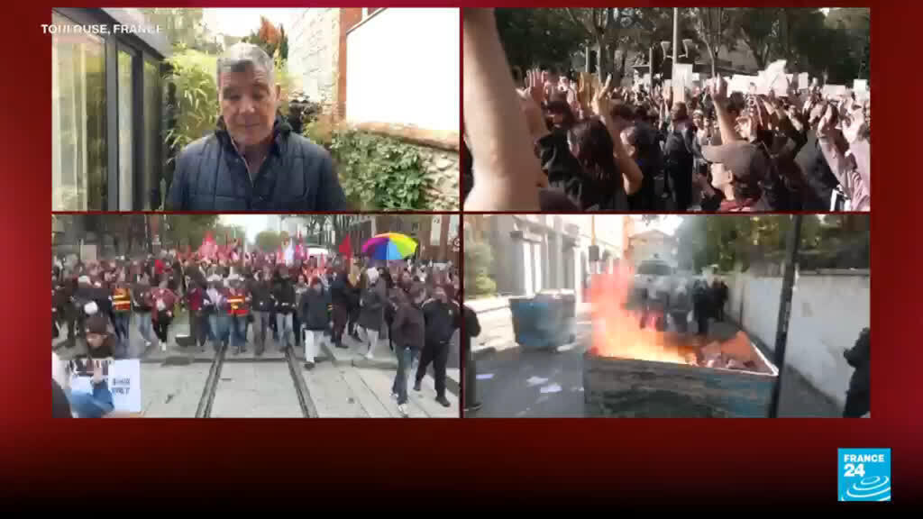 مظاهرات جديدة في جميع أنحاء فرنسا