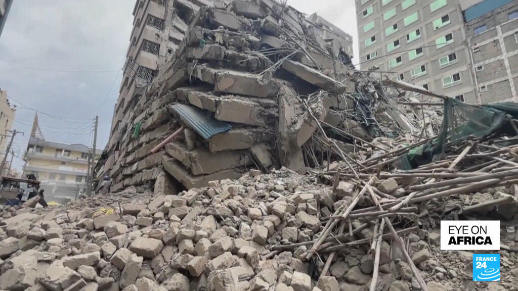 انهيار مبنى في نيروبي والبحث جار عن ناجين