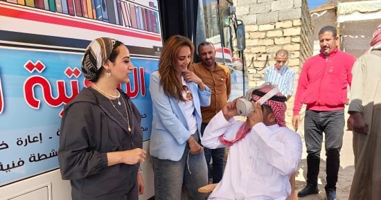 قافلة متكاملة تصل إلى وادي فيران بجنوب سيناء لتقديم الخدمات للأهالي