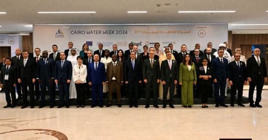 محافظ الوادى الجديد تشارك بافتتاح الدورة التاسعة لأسبوع القاهرة للمياه 2026