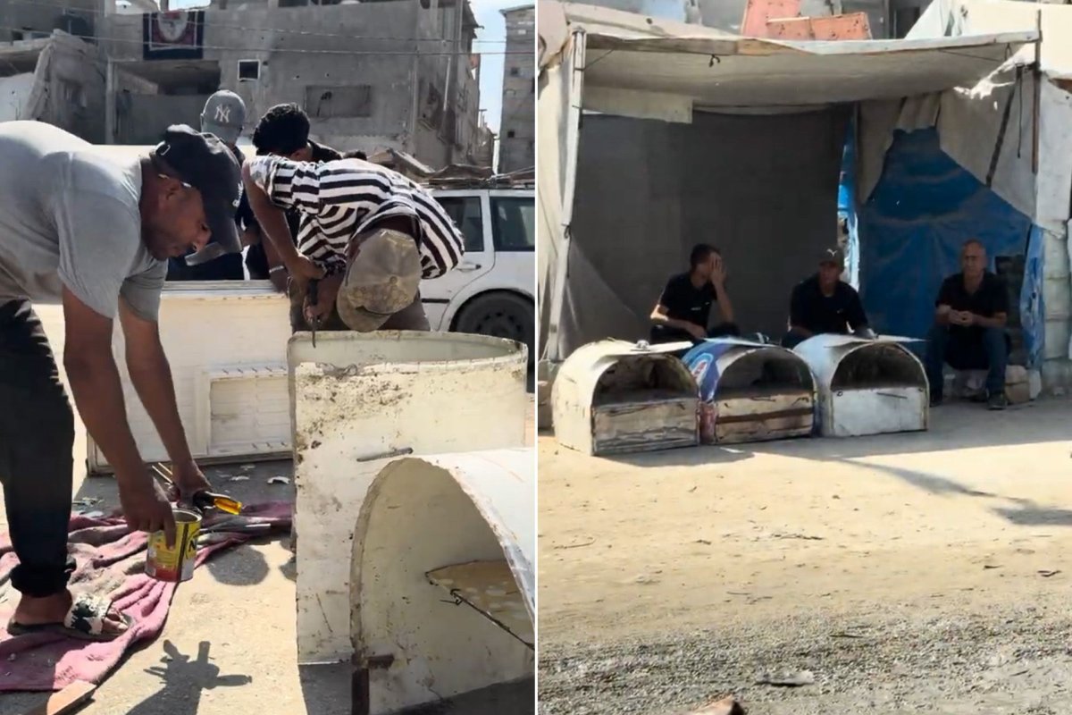 فلسطينيون يبتكرون أفرانا بديلة في غزة